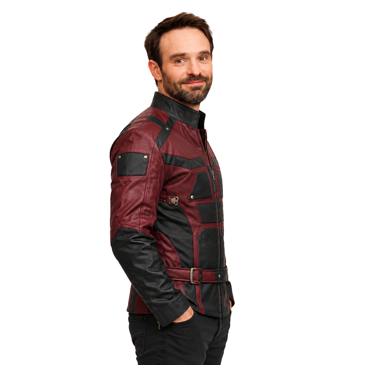 Shop The Marvel Charlie Cox Daredevil Leather Jacket Today