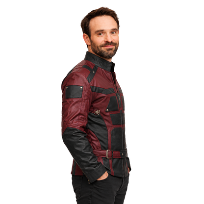 Shop The Marvel Charlie Cox Daredevil Leather Jacket Today