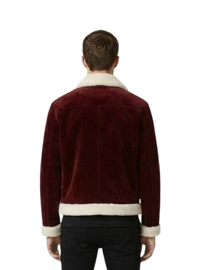 Men's Santa Claus Red Velvet Jacket