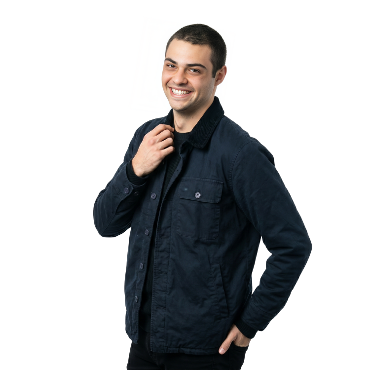 Shop The Noah Centineo Black Adam Cotton Jacket
