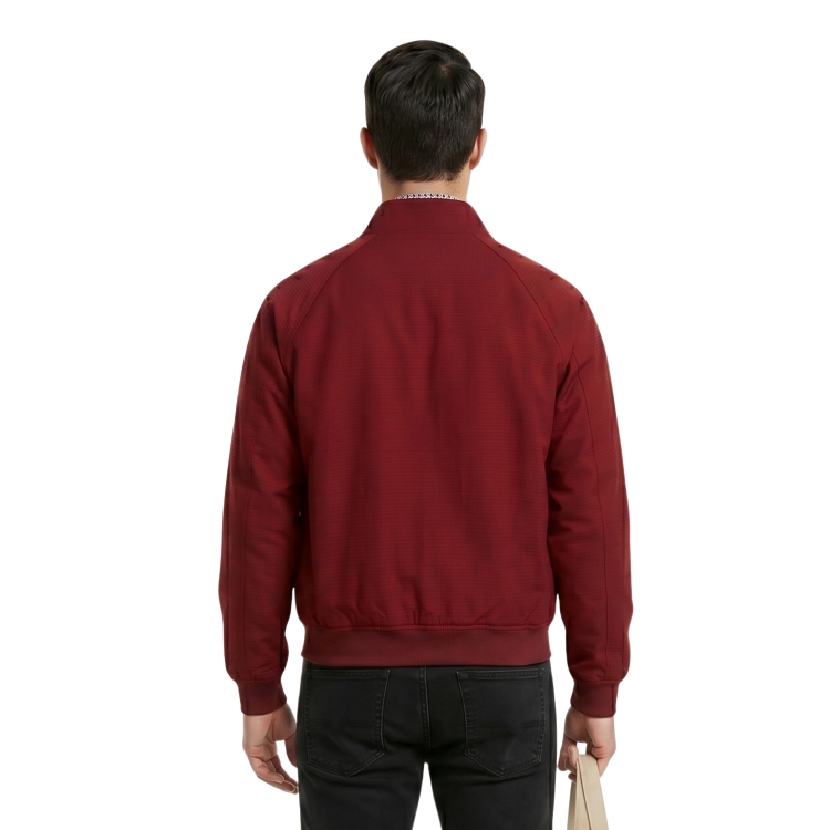 Shop The Notes of Autumn Peter Porte Red Bomber Jacket Today