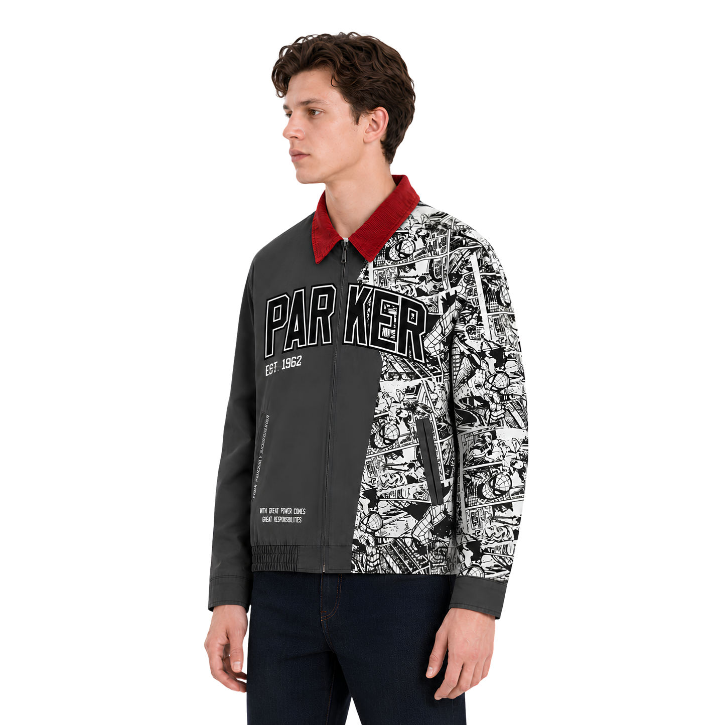 Shop The Spider-Man Brand New Day Peter Parker Casual Jacket Now