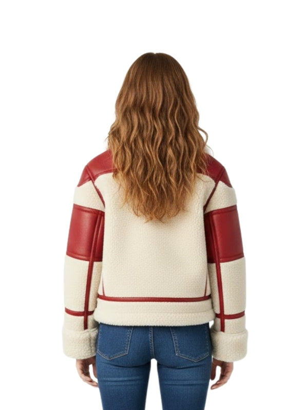 Women's Handmade Toddler Shearling Aviator Jacket