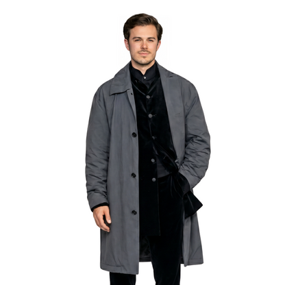 Shop The Wuthering Heights Jack Edwards Grey Coat