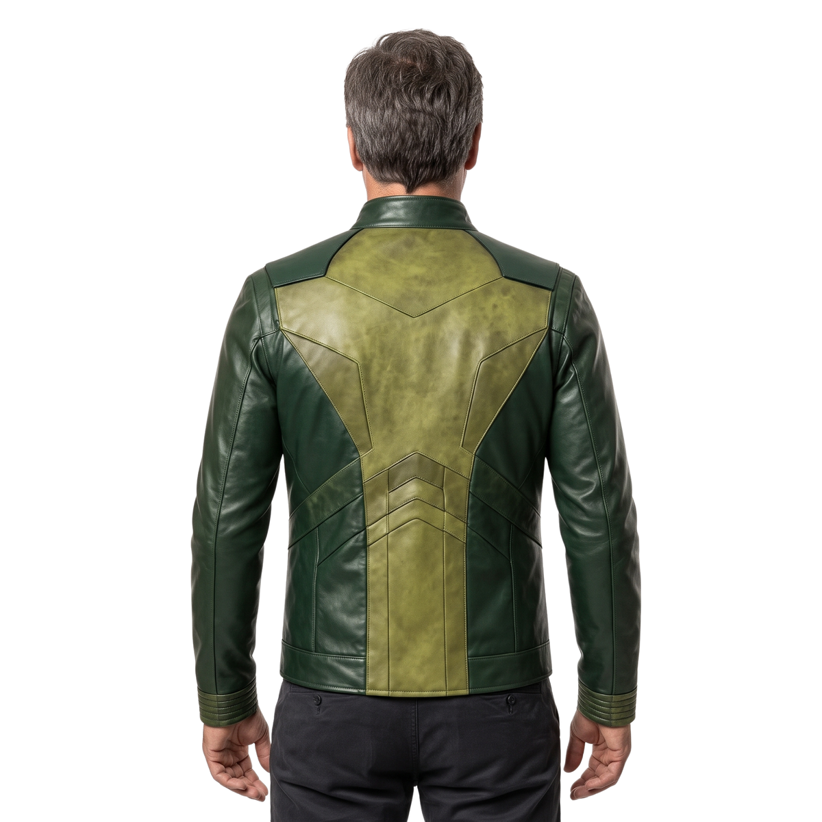 Shop the Hal Jordan Lanterns DC Series Green Leather Jacket Today