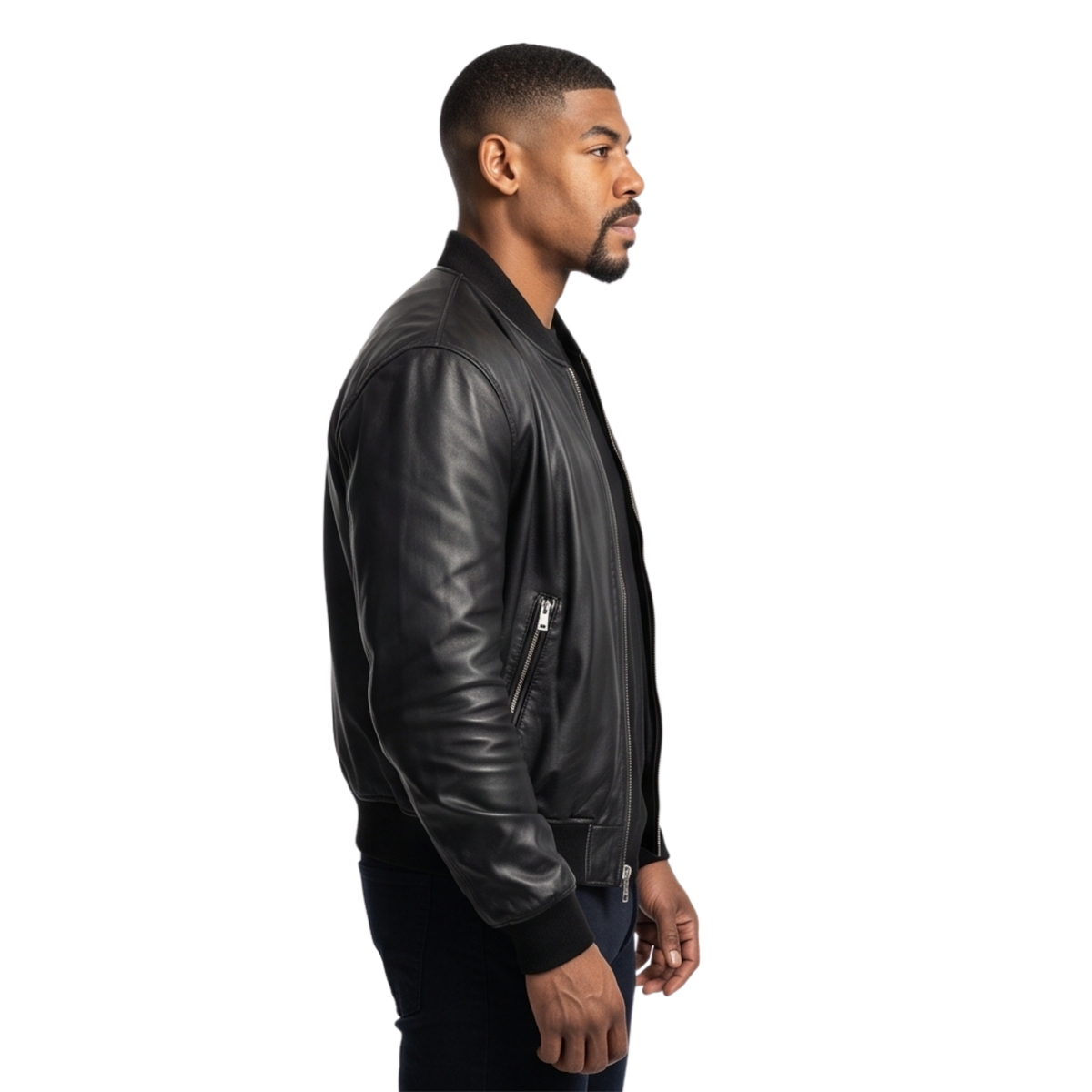 Shop the John Stewart Lanterns S01 Black Bomber Jacket Today