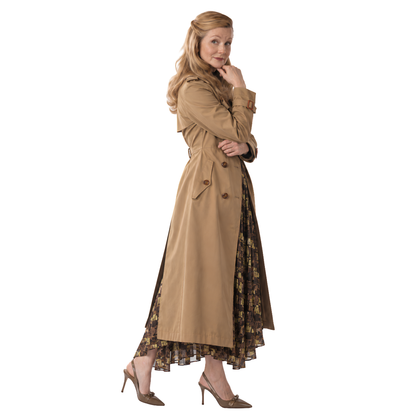 Shop the Lanterns S01 Laura Linney Cotton Trench Coat