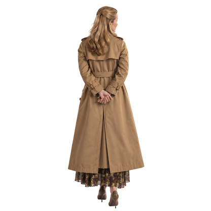 Shop the Lanterns S01 Laura Linney Cotton Trench Coat Today