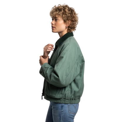 Shop the Maggie Lanterns Season 1 Green Cotton Casual Jacket