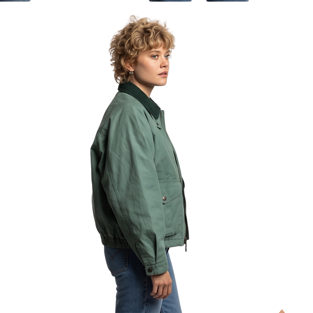 Shop the Maggie Lanterns Season 1 Green Cotton Casual Jacket Today