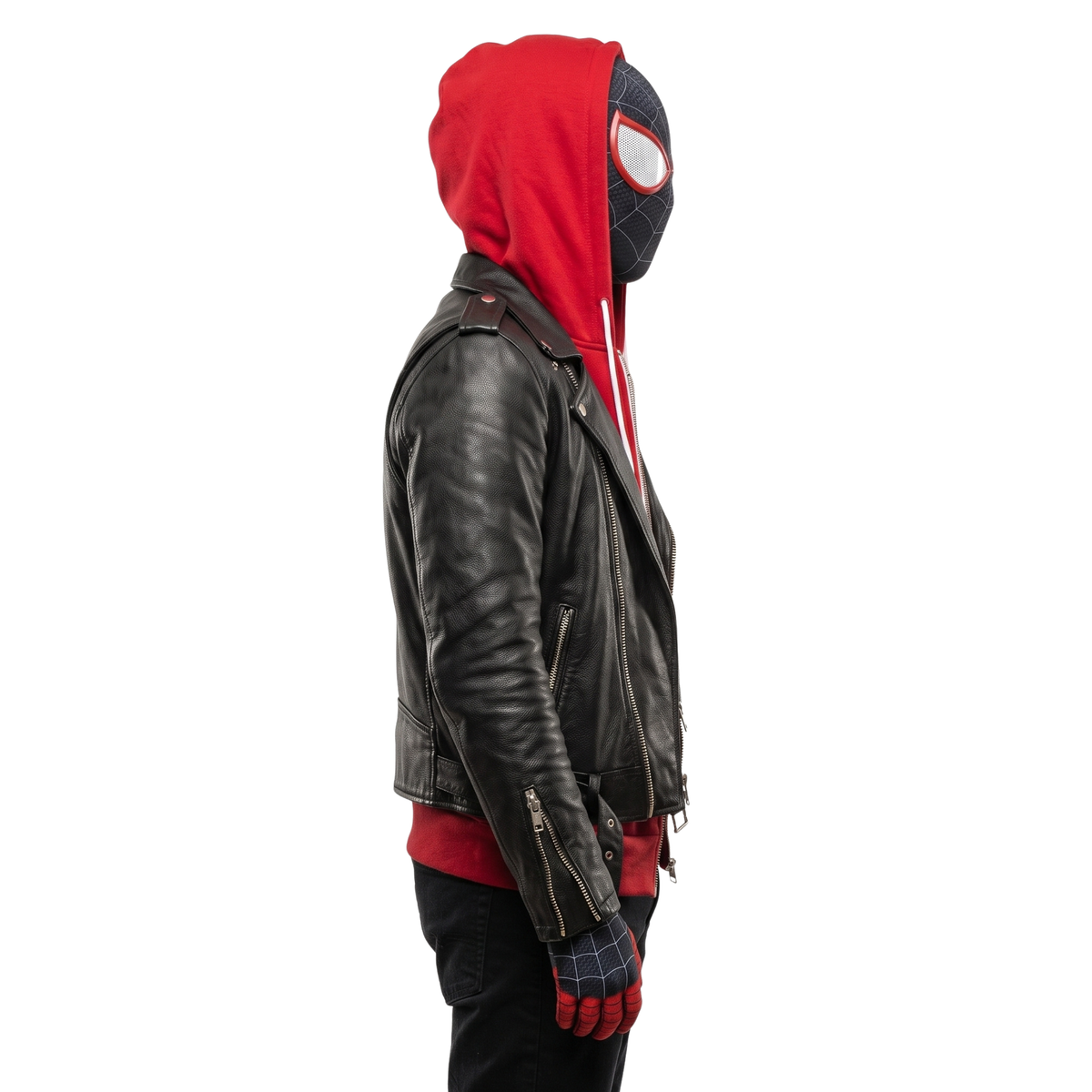 Shop the Miles Morales Spider-Man Black Leather Jacket Today