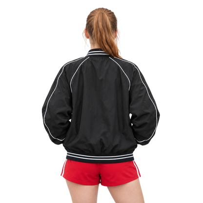 Shop the Ted Lasso S04 Lizzie Davis Black Track Jacket