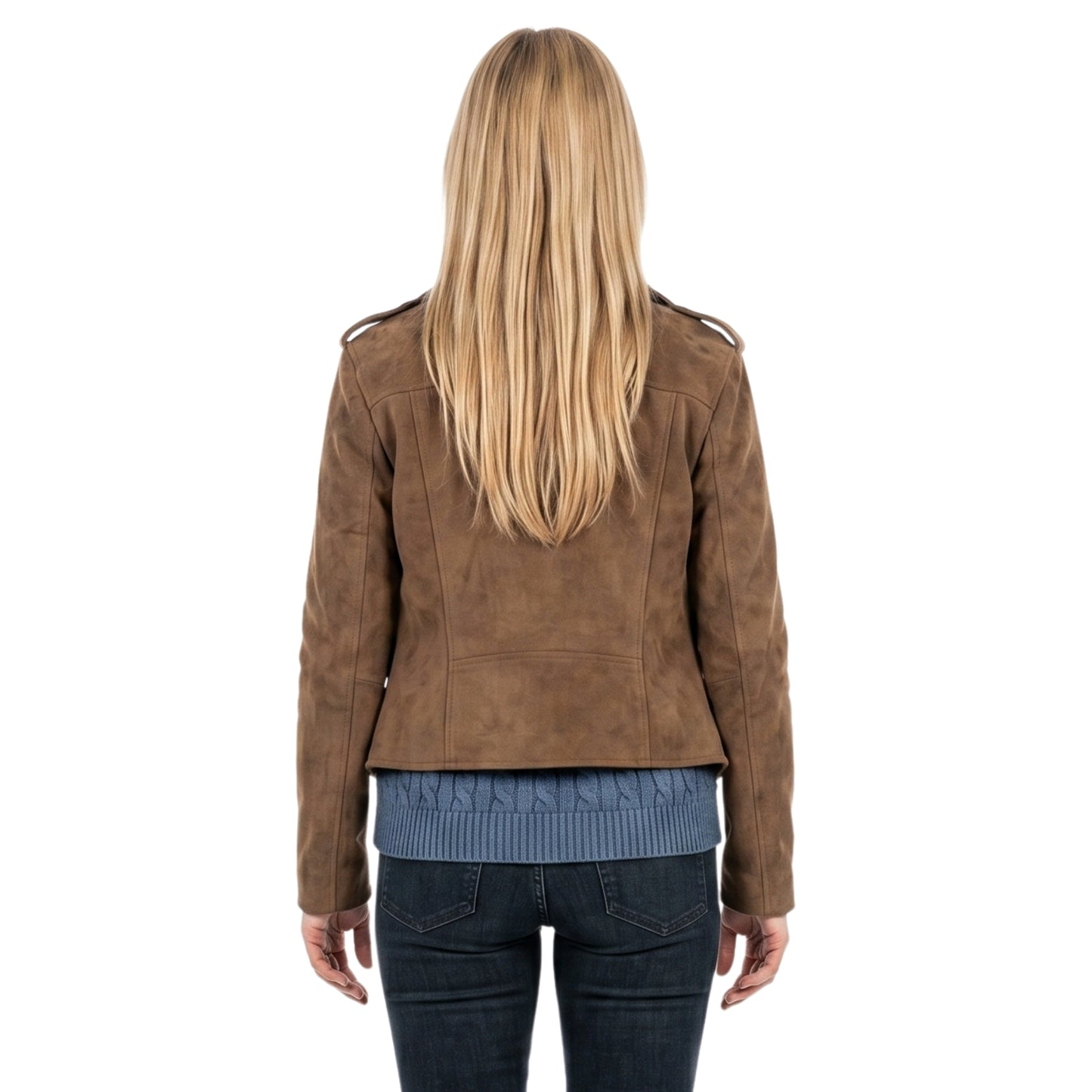 Shoresy Laura Mohr Brown Suede Leather Jacket Shop Today