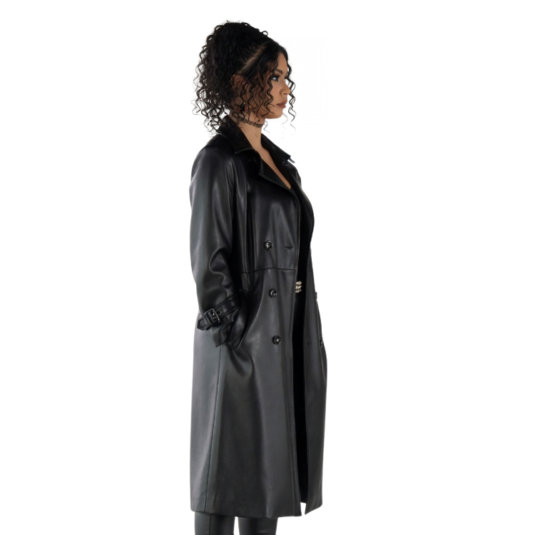 Shoresy S02 Ziigwan Keilani Rose Black Coat Live