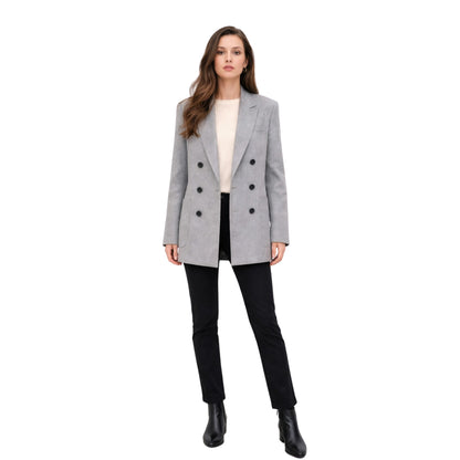 Silent Witness S29 Emilia Fox Grey Blazer