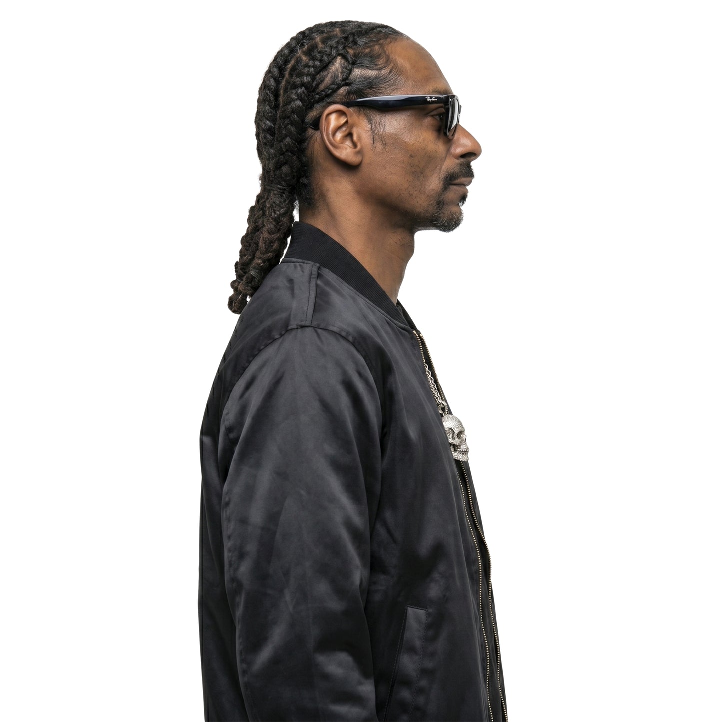Snoop Dogg Black Satin Coachella Jacket 2026