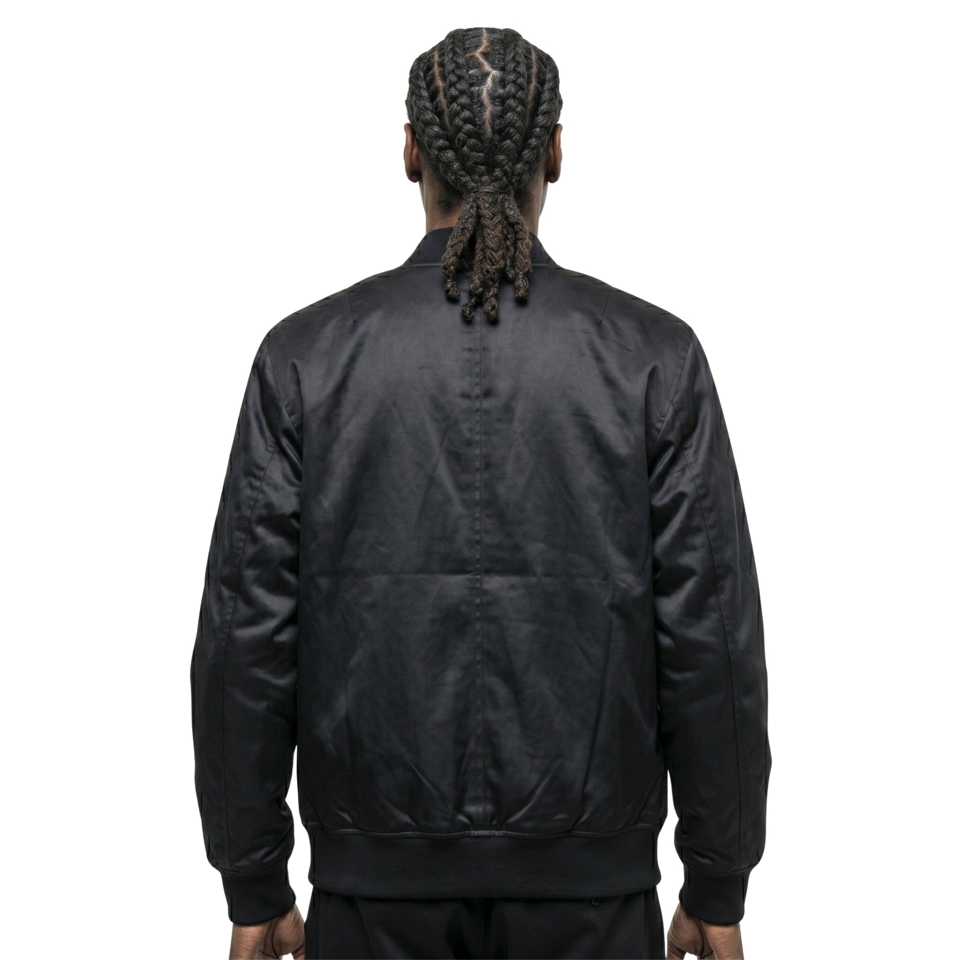 Snoop Dogg Inspired Coachella Black Satin Jacket