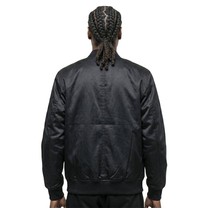 Snoop Dogg Inspired Coachella Black Satin Jacket