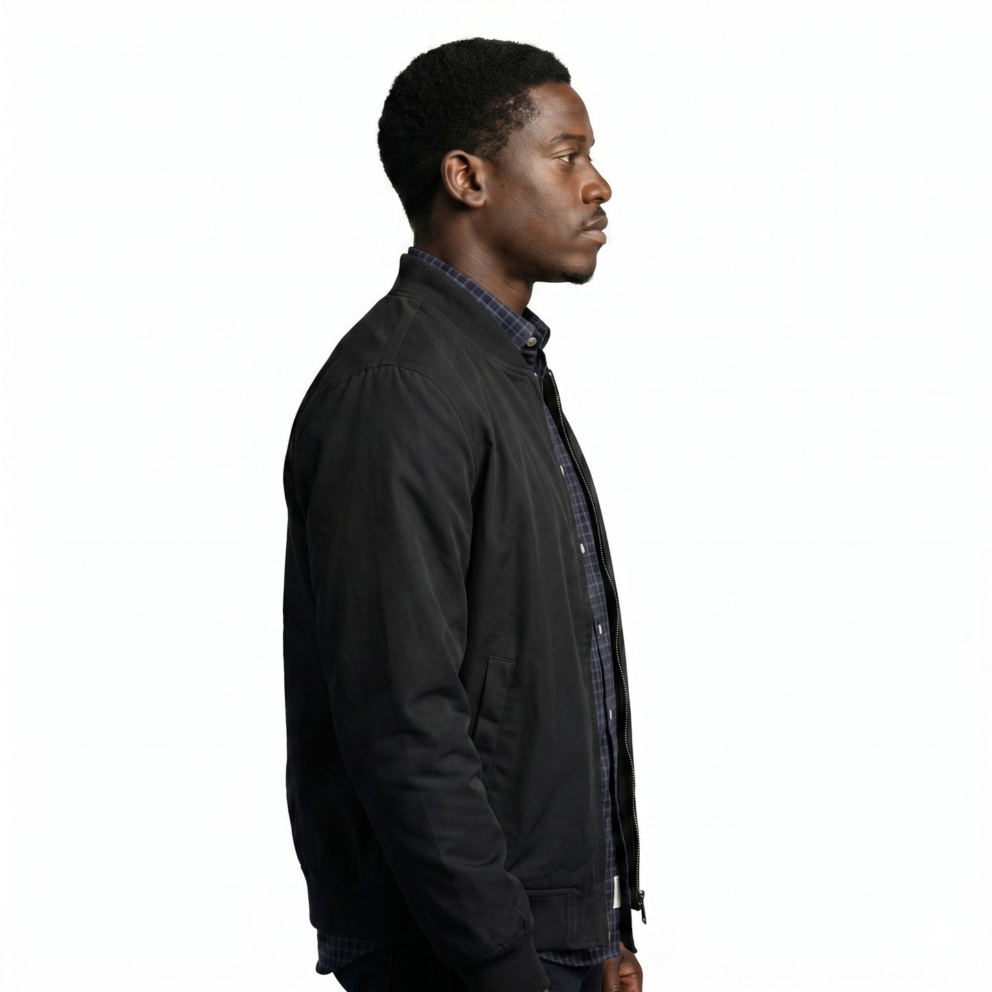 Snowfall Franklin Saint Black Bomber Jacket