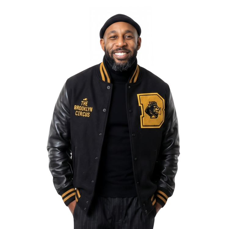 Stephen Boss Georgia Bulldogs Black Varsity Jacket