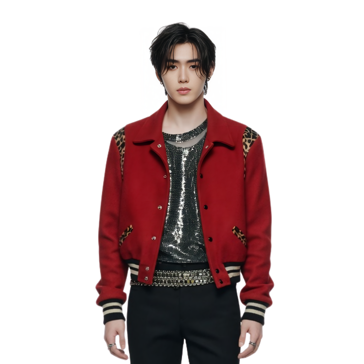 Sunghoon Enhypen Sweet Venom Red Jacket