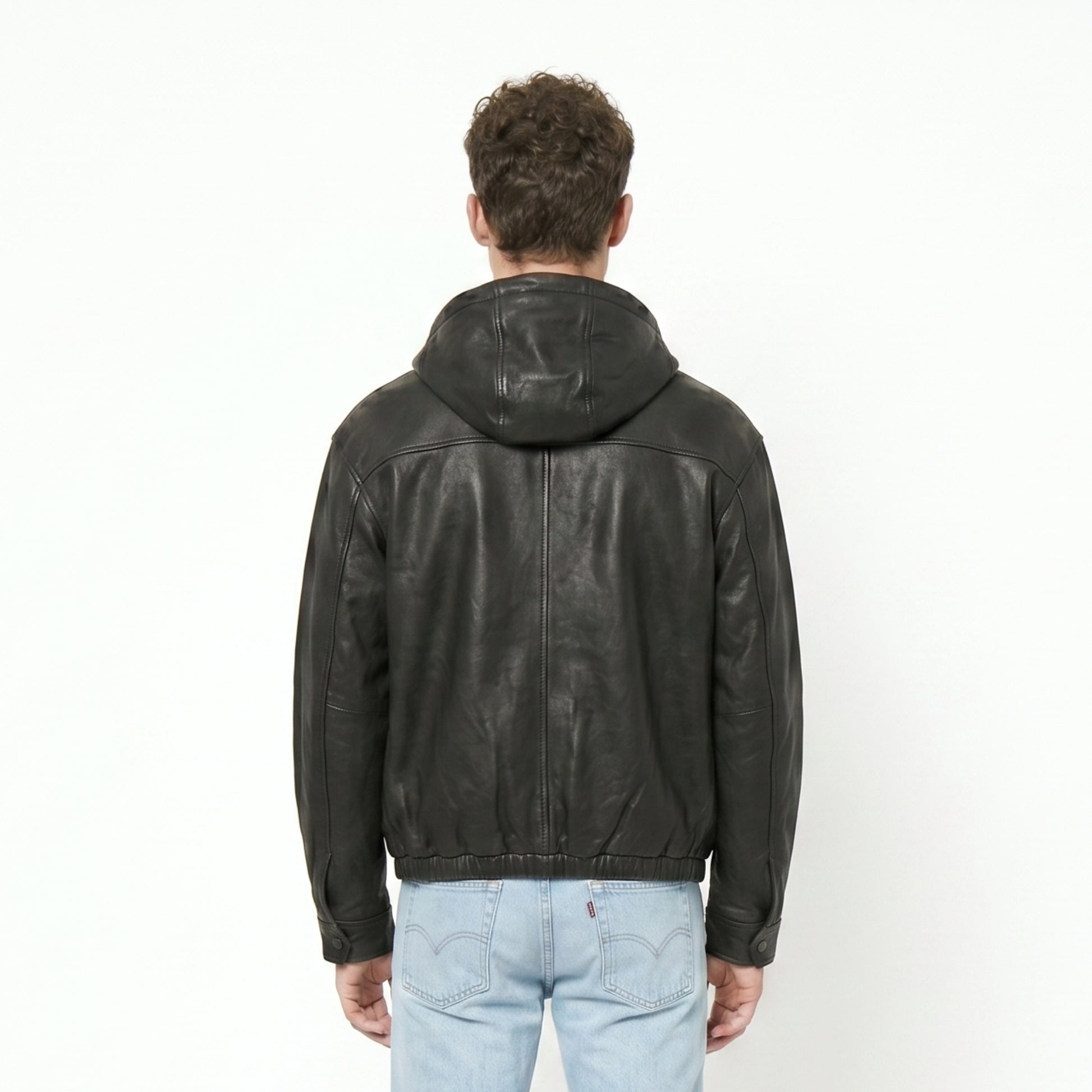 Supreme Marithé François Girbaud Hooded Leather Flight Bomber Jacket