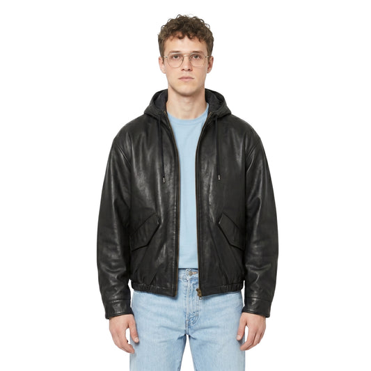 Supreme x Marithé François Girbaud Black Leather Bomber Jacket