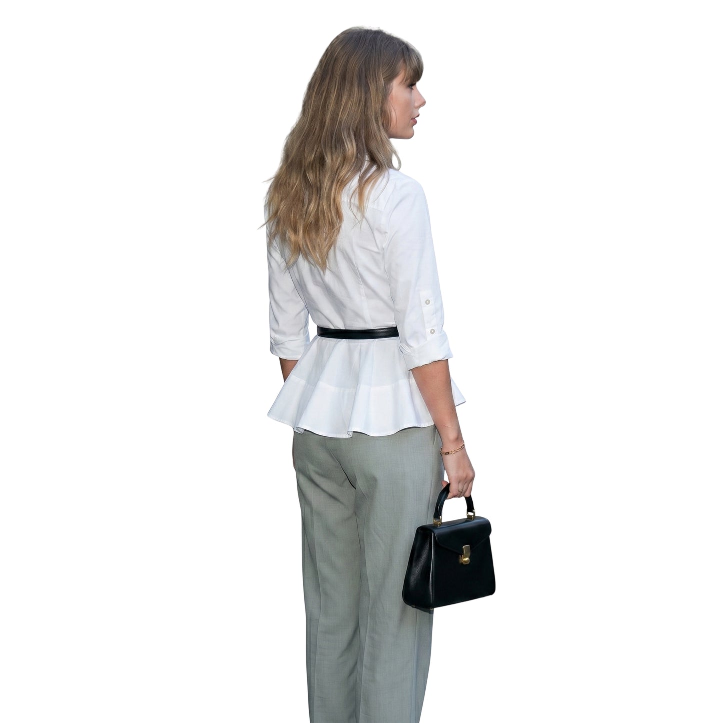 Taylor Swift Celebrity Inspired White Shirt