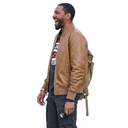 The Boys S05 Laz Alonso Brown Leather Jacket Order Now
