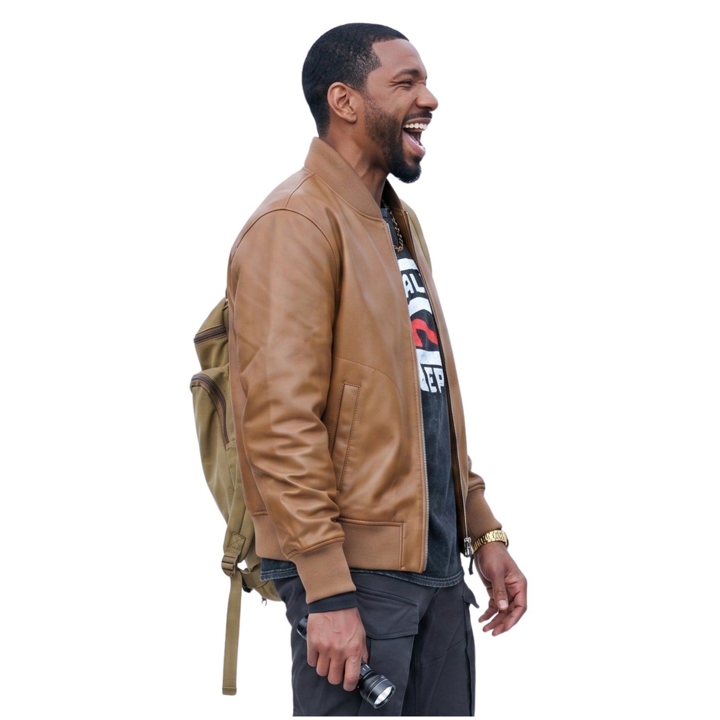 The Boys S05 Laz Alonso Brown Leather Jacket Shop Now
