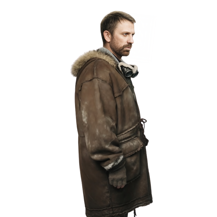 The Golden Compass Lord Asriel Brown Leather Jacket Live