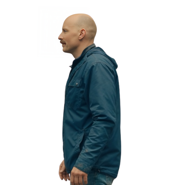 The Marsh King's Daughter Joshua Peace Blue Jacket Sale
