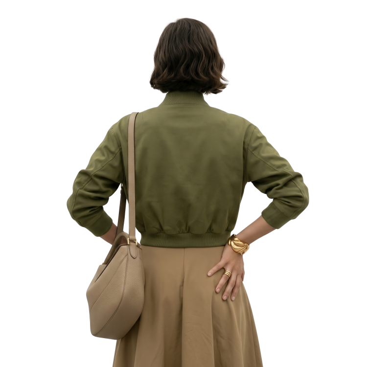 The Morning Show Celine Dumont Bomber Jacket Back
