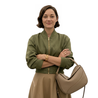 The Morning Show Celine Dumont Bomber Jacket Front