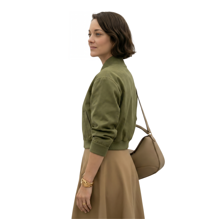 The Morning Show Celine Dumont Bomber Jacket Side 2