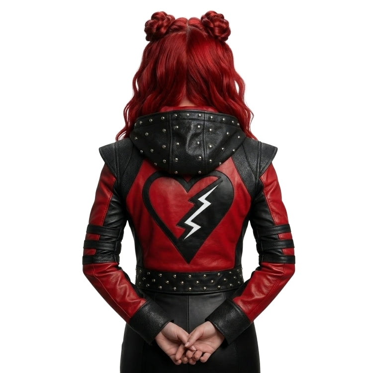 Kylie Cantrall Descendants The Rise Of Red Studded Leather Jacket