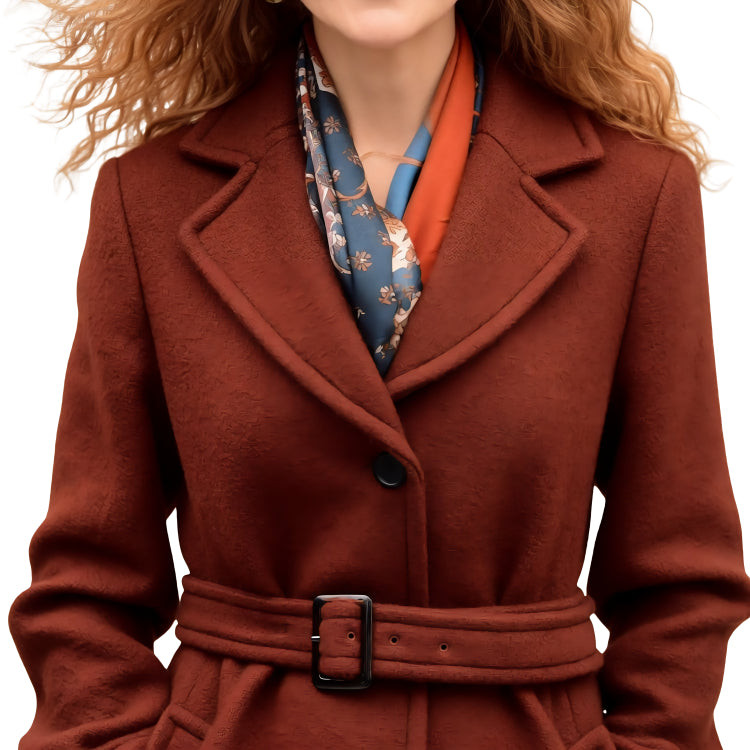 The Undoing Brown Long Coat