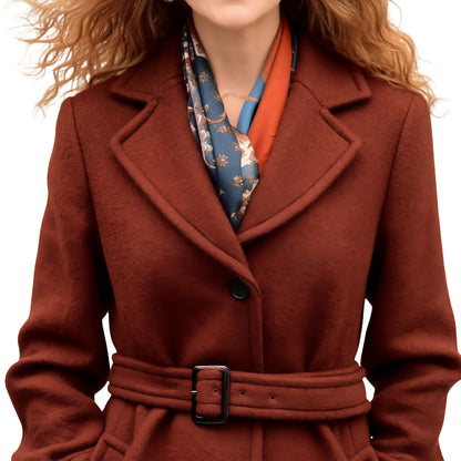 The Undoing Brown Long Coat