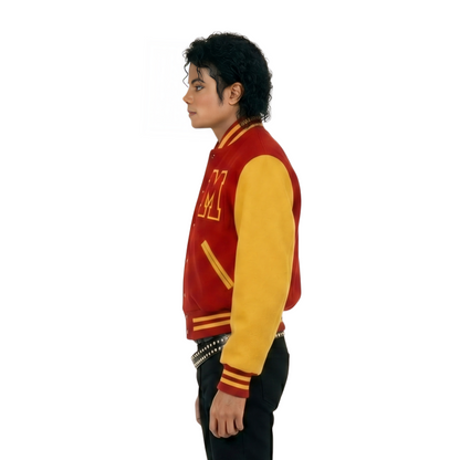 Thriller Michael Jackson Letterman Bomber Jacket Buy