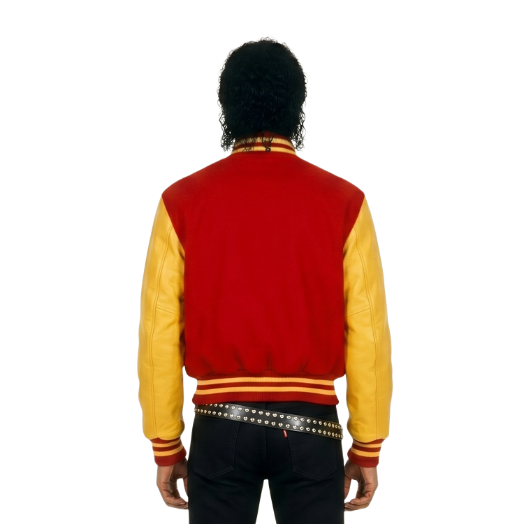 Thriller Michael Jackson Letterman Bomber Jacket Live Now