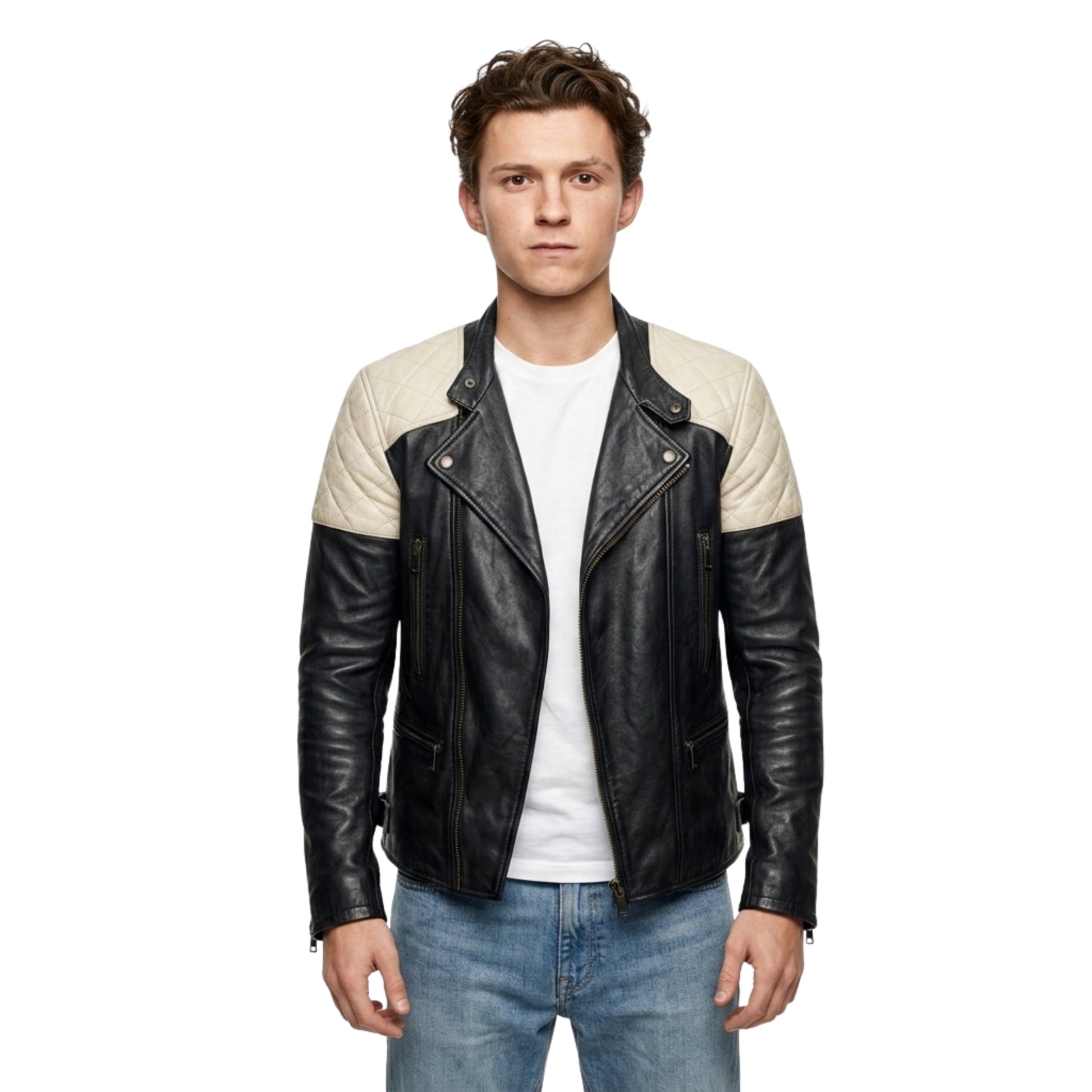 Tom Holland Leather Jacket