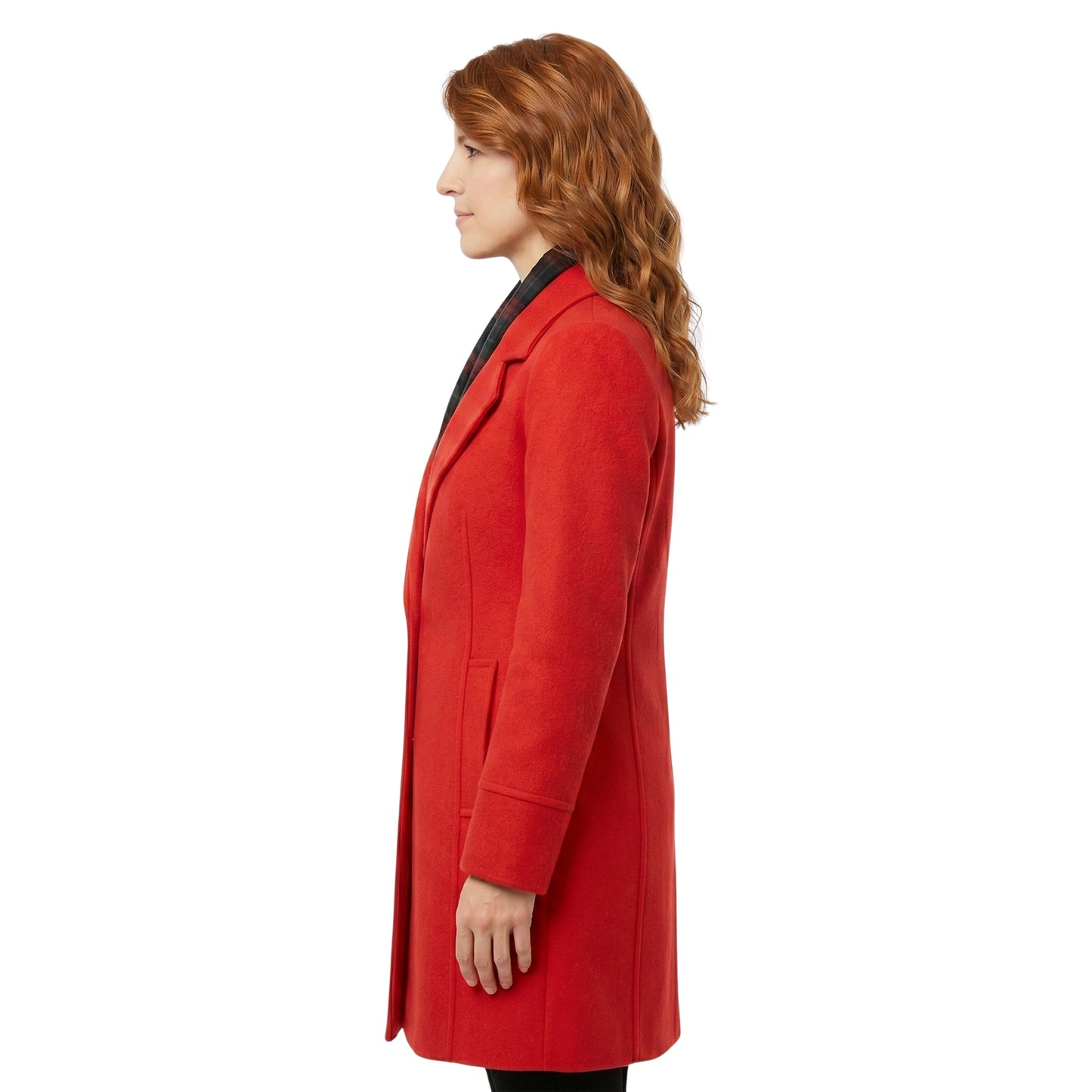 Tv Series Underwood Red Wool Coat