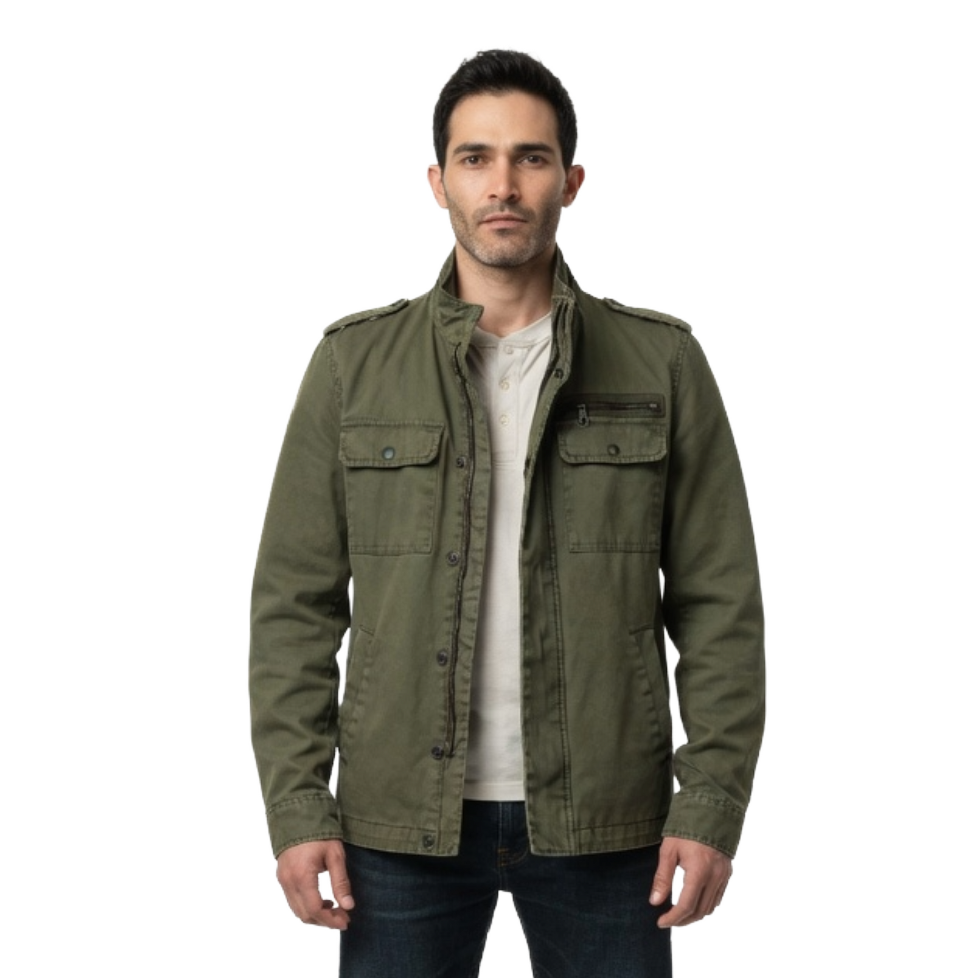 Tyler Hoechlin Teen Wolf The Movie Green Cotton Jacket