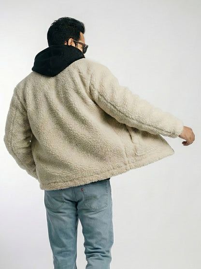 Men’s Handmade Sheep Wool Teddy Jacket