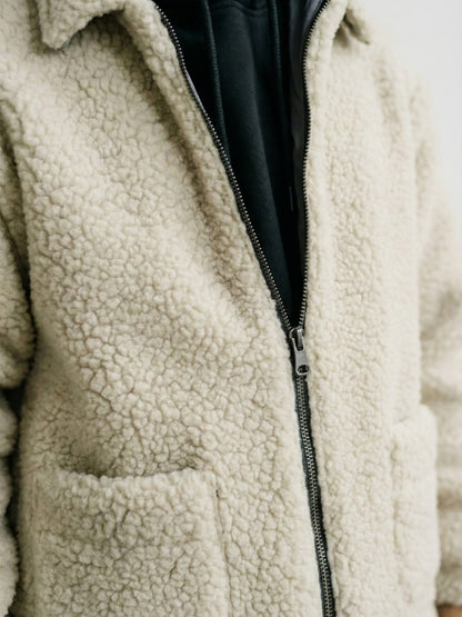 Men’s Handmade Sheep Wool Teddy Jacket