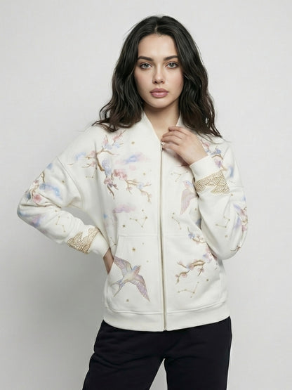 Women’s Artistic Fleece Zip Jacket