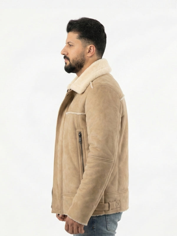 Men’s Thayden B3 Leather Aviator Jacket