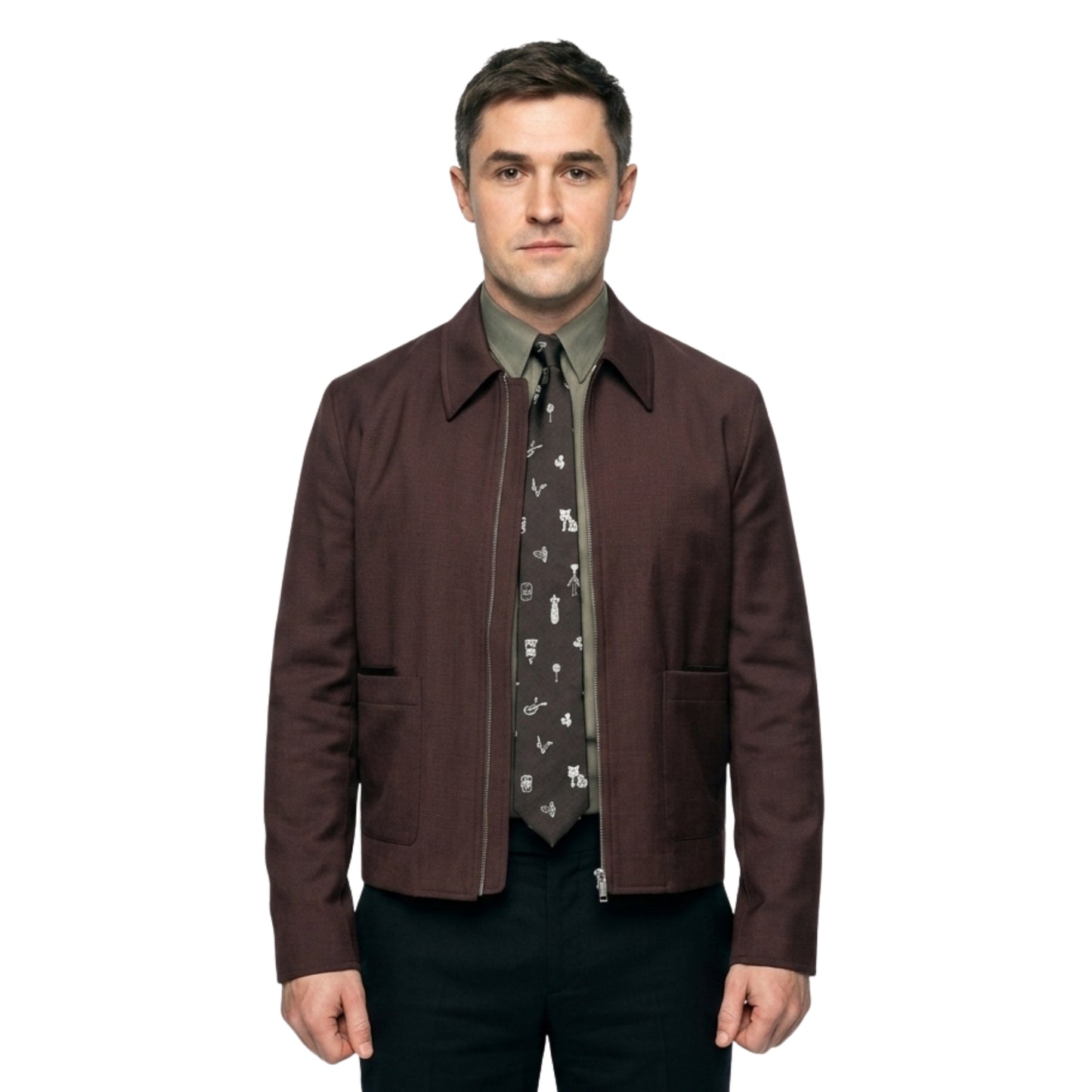 Phil Dunster Brown Jacket