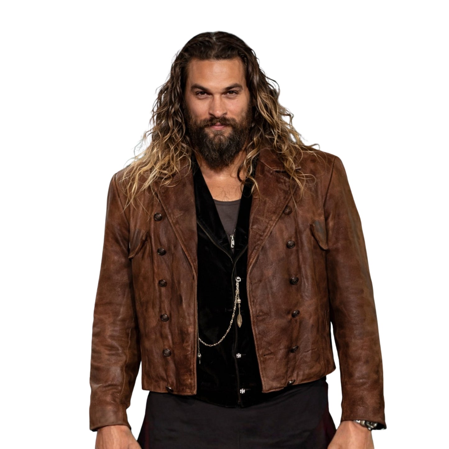 Jason Momoa Justice League Brown Jacket