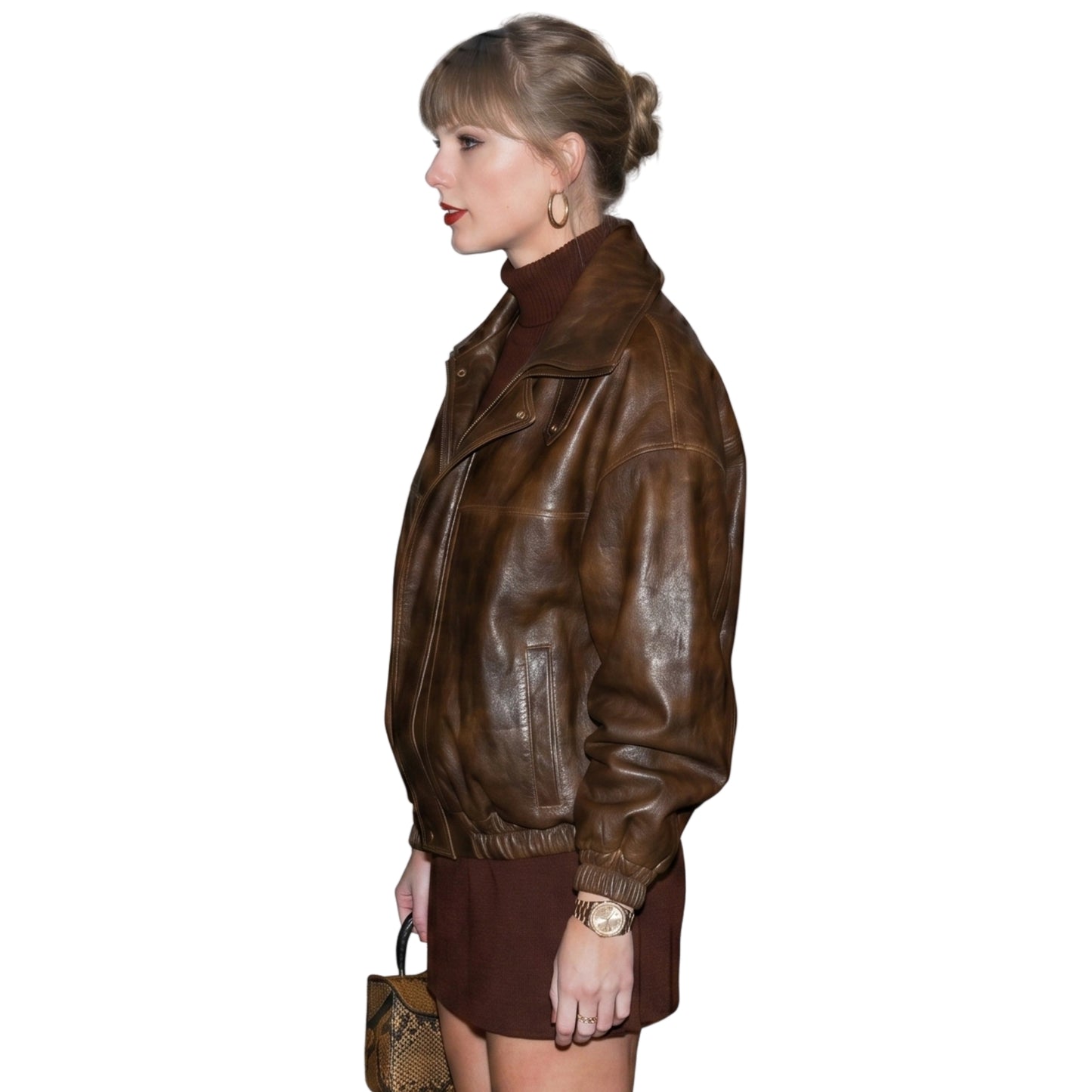 Taylor Swift NYC 2025 Leather Jacket